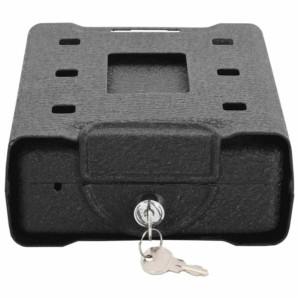 Auto Safe met slot Zwart 22 x 16 x 7 cm Staal is nu te koop bij PeponiXL, paradijselijk wonen!