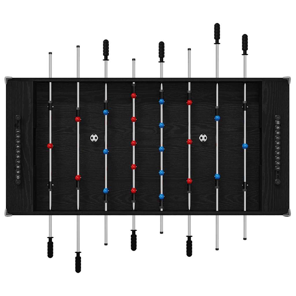 Honkbaltafel Zwarte Eik 125 x 60,5 x 80 cm Bewerkt hout is nu te koop bij PeponiXL, paradijselijk wonen!