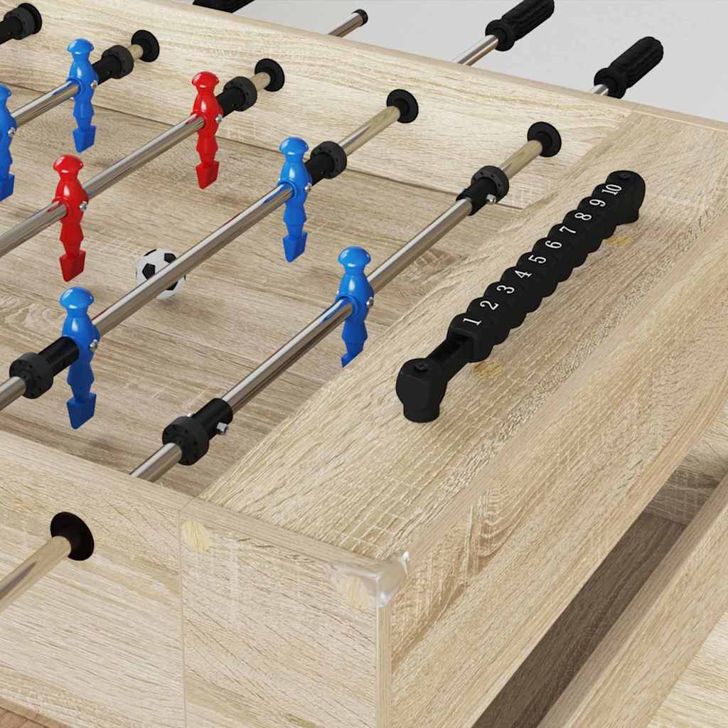 Honkbaltafel Sonoma Eiken 125 x 60,5 x 80 cm Bewerkt hout is nu te koop bij PeponiXL, paradijselijk wonen!