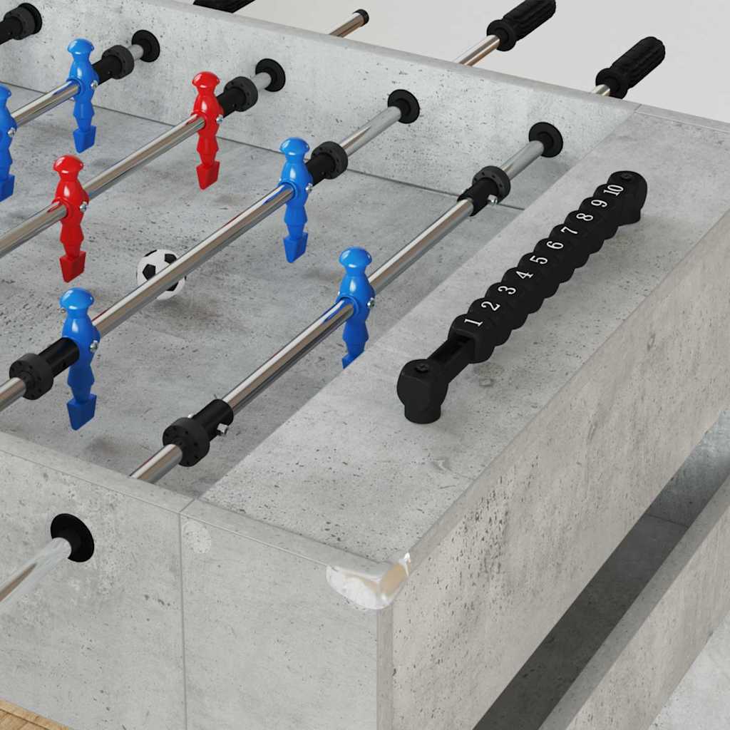 Honkbaltafel Beton Grijs 125 x 60,5 x 80 cm Bewerkt hout is nu te koop bij PeponiXL, paradijselijk wonen!