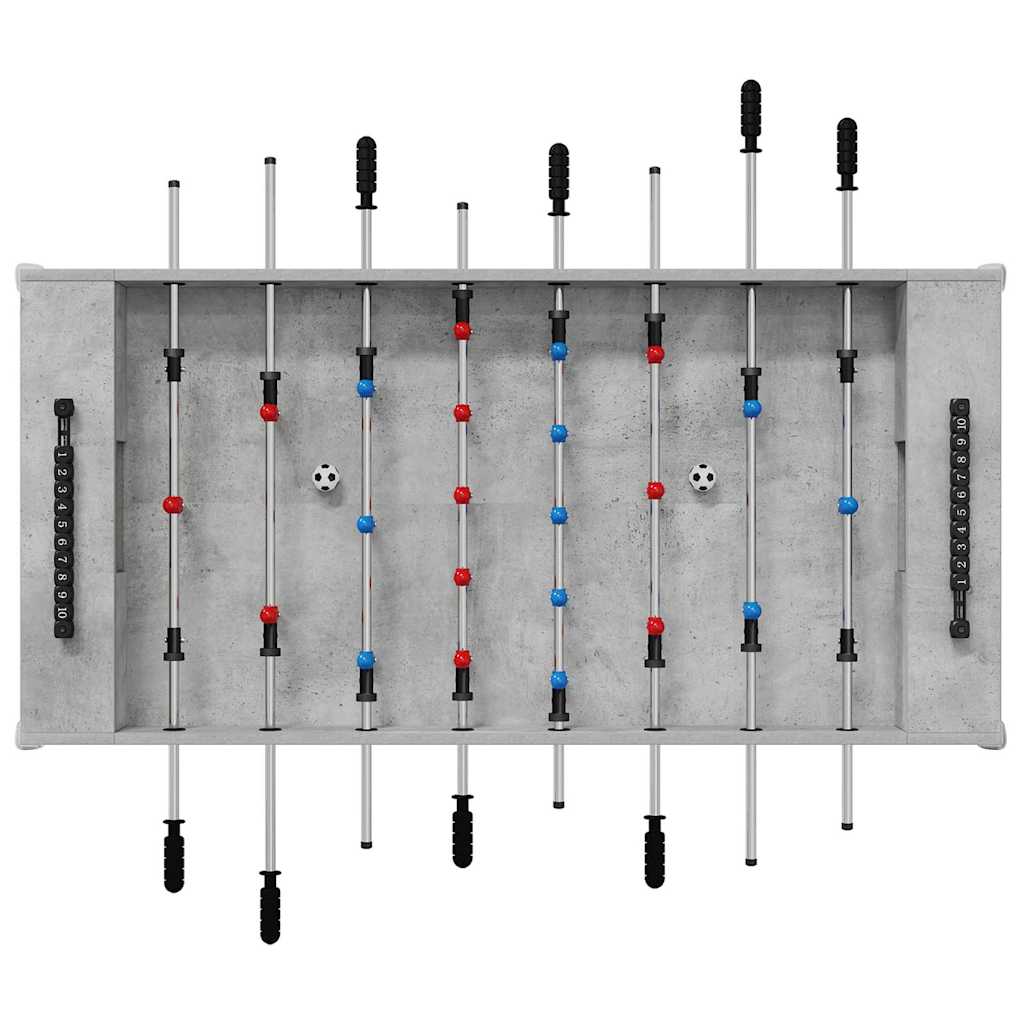 Honkbaltafel Beton Grijs 125 x 60,5 x 80 cm Bewerkt hout is nu te koop bij PeponiXL, paradijselijk wonen!
