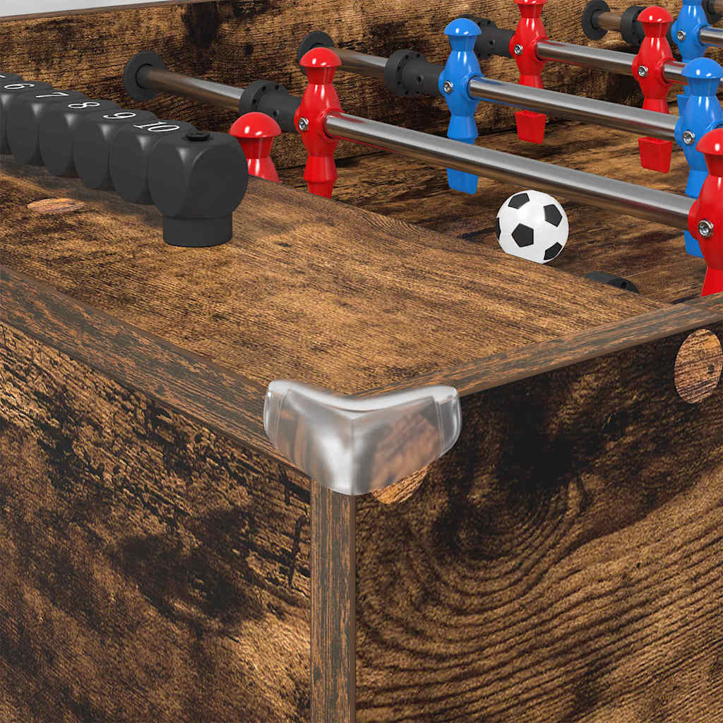 Voetbaltafel Gerookt eiken 125 x 60,5 x 80 cm Bewerkt hout is nu te koop bij PeponiXL, paradijselijk wonen!