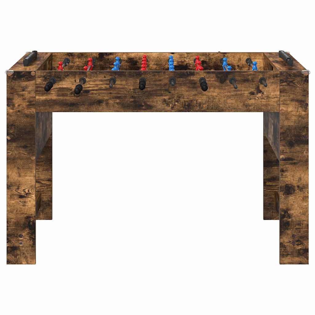 Voetbaltafel Gerookt eiken 125 x 60,5 x 80 cm Bewerkt hout is nu te koop bij PeponiXL, paradijselijk wonen!