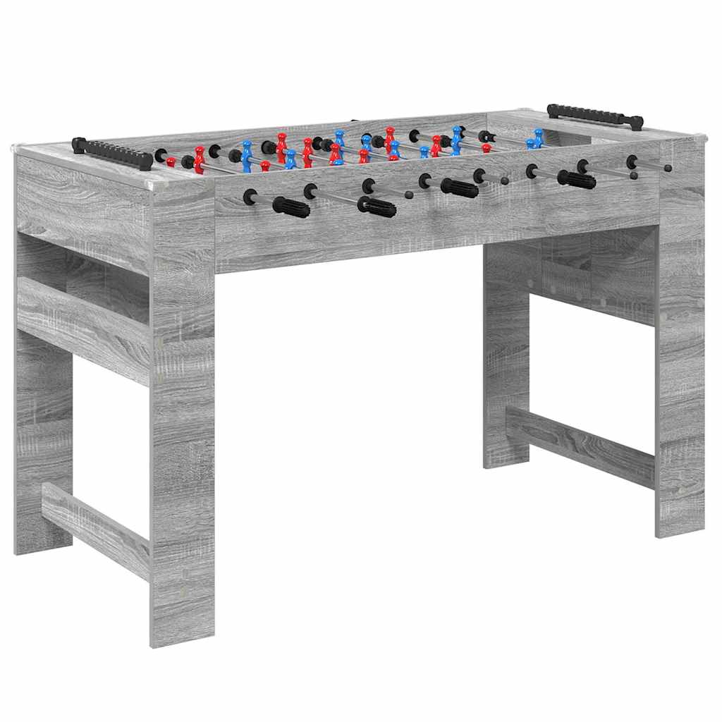 Honkbaltafel Grijze Sonoma 125 x 60,5 x 80 cm Bewerkt hout is nu te koop bij PeponiXL, paradijselijk wonen!