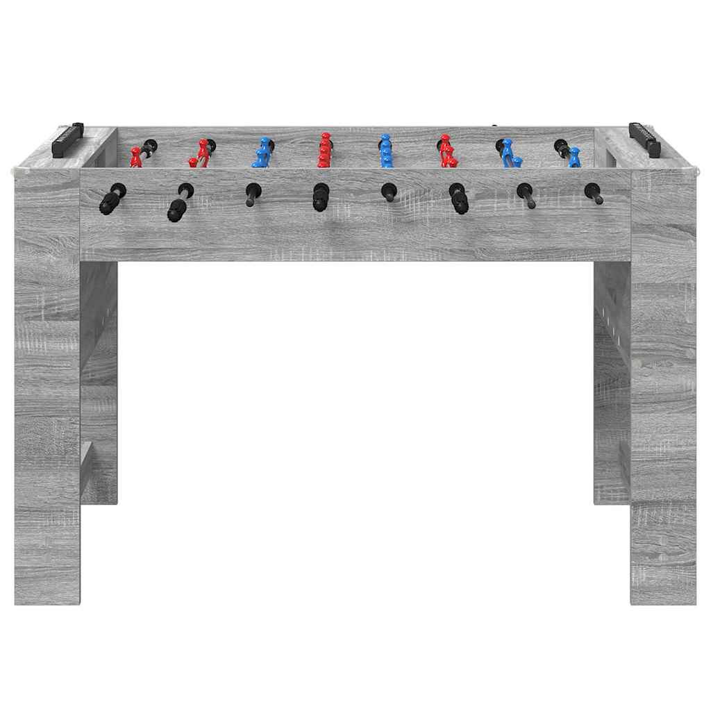 Honkbaltafel Grijze Sonoma 125 x 60,5 x 80 cm Bewerkt hout is nu te koop bij PeponiXL, paradijselijk wonen!