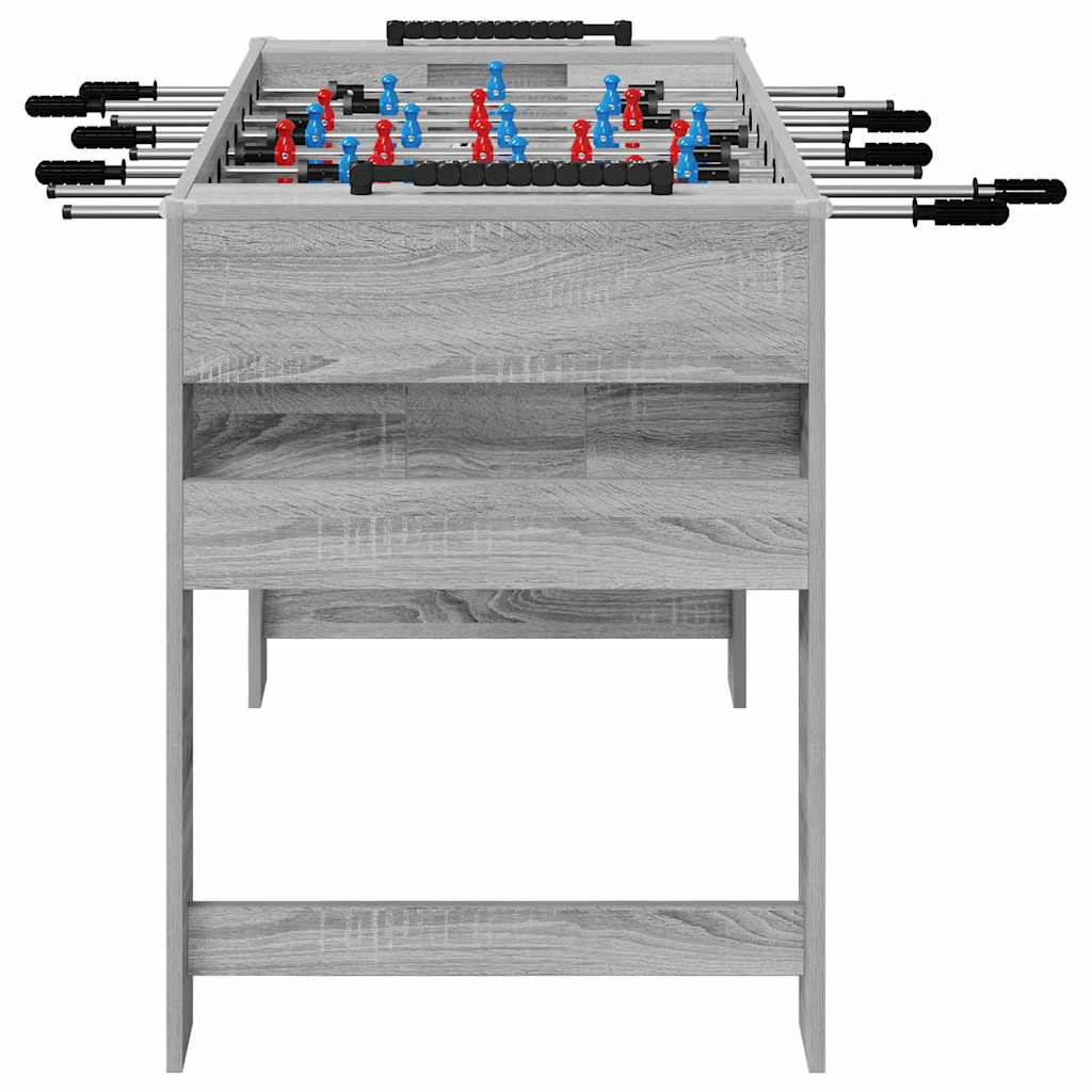 Honkbaltafel Grijze Sonoma 125 x 60,5 x 80 cm Bewerkt hout is nu te koop bij PeponiXL, paradijselijk wonen!