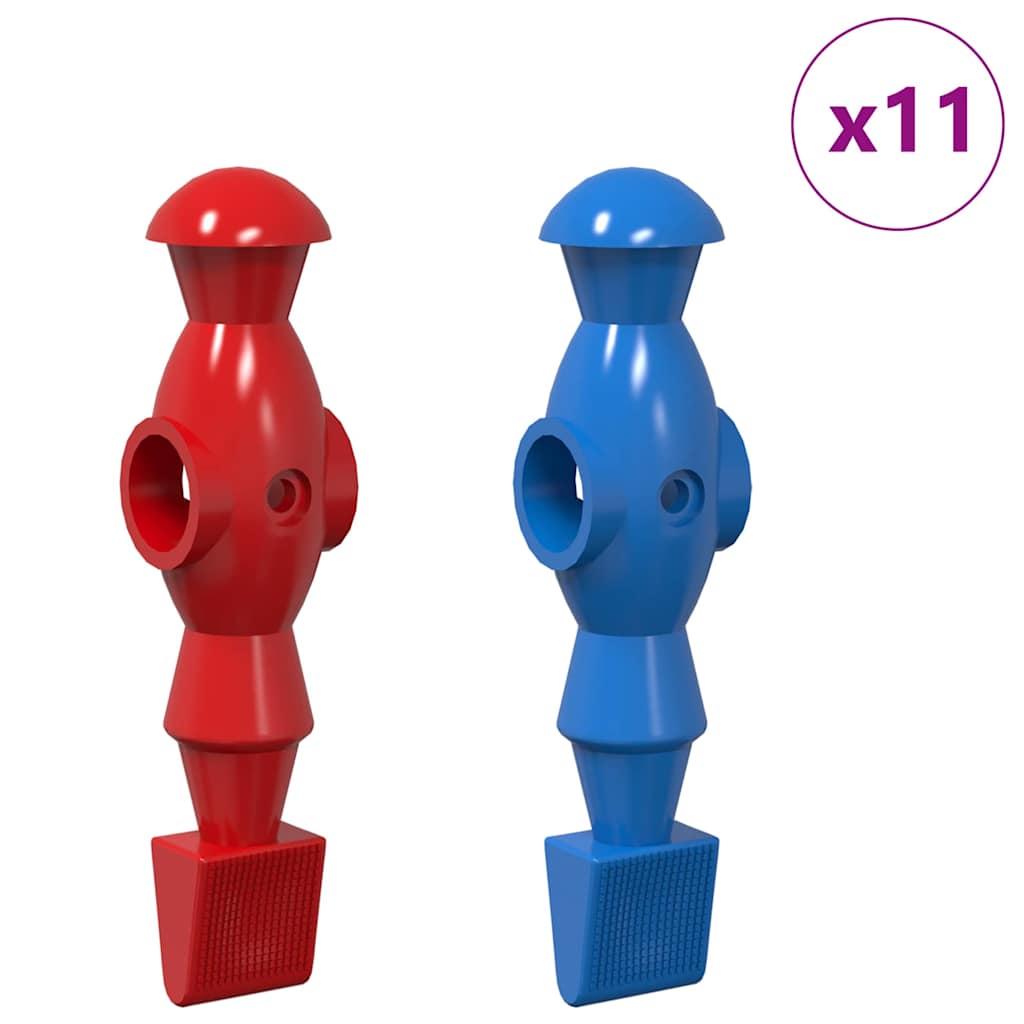 Tafelvoetbalspelers 22 pcs Blauw en Rood 2,4 x 2,1 x 9,7 cm PP is nu te koop bij PeponiXL, paradijselijk wonen!