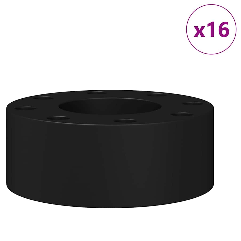 Tafelvoetbal bumpers 16 pcs Zwart 2,7 x 2,7 x 1,3 cm TPE is nu te koop bij PeponiXL, paradijselijk wonen!