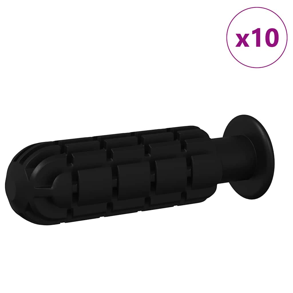 Tafelvoetbalhandvatten 10 pcs Zwart 2,8 x 2,8 x 9,3 cm PP is nu te koop bij PeponiXL, paradijselijk wonen!