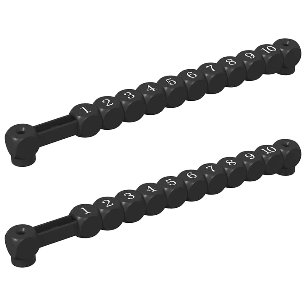 Voetbaltafel Tellers 2 pcs Zwart 30 x 2,2 x 2,9 cm HIPS is nu te koop bij PeponiXL, paradijselijk wonen!
