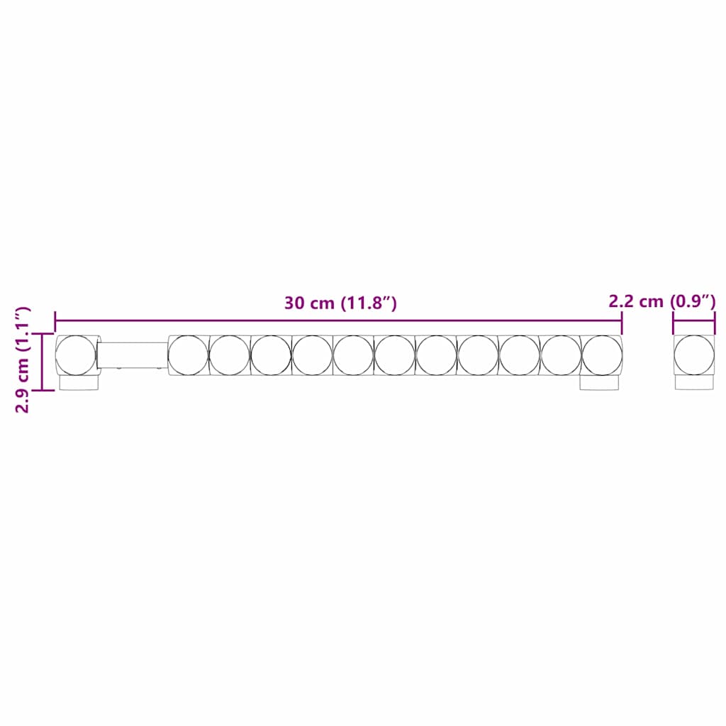 Voetbaltafel Tellers 2 pcs Zwart 30 x 2,2 x 2,9 cm HIPS is nu te koop bij PeponiXL, paradijselijk wonen!