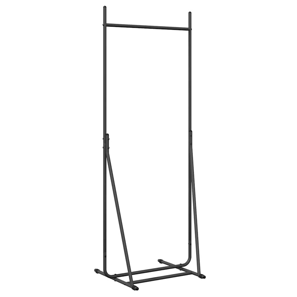 Kledingrek Zwart 62 x 48 x 158 cm Staal is nu te koop bij PeponiXL, paradijselijk wonen!