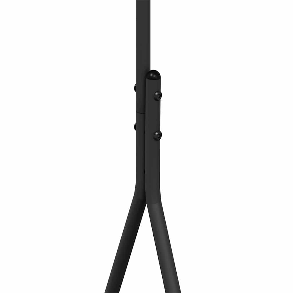 Kledingrek met opslag Zwart 100 x 56 x 154 cm Staal is nu te koop bij PeponiXL, paradijselijk wonen!