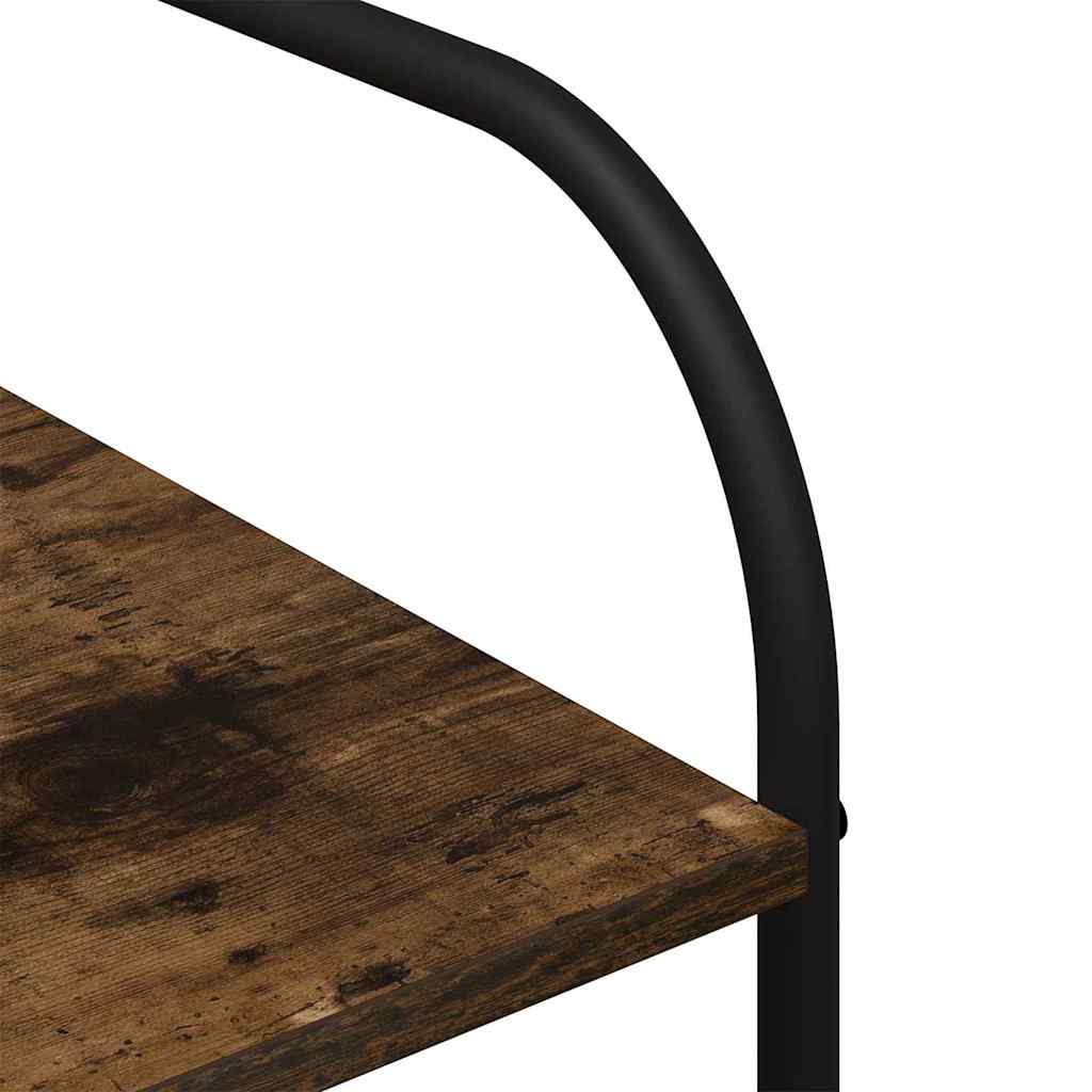 Kledingrek met plank Bruin Eiken 120 x 44 x 160 cm Bewerkt hout is nu te koop bij PeponiXL, paradijselijk wonen!
