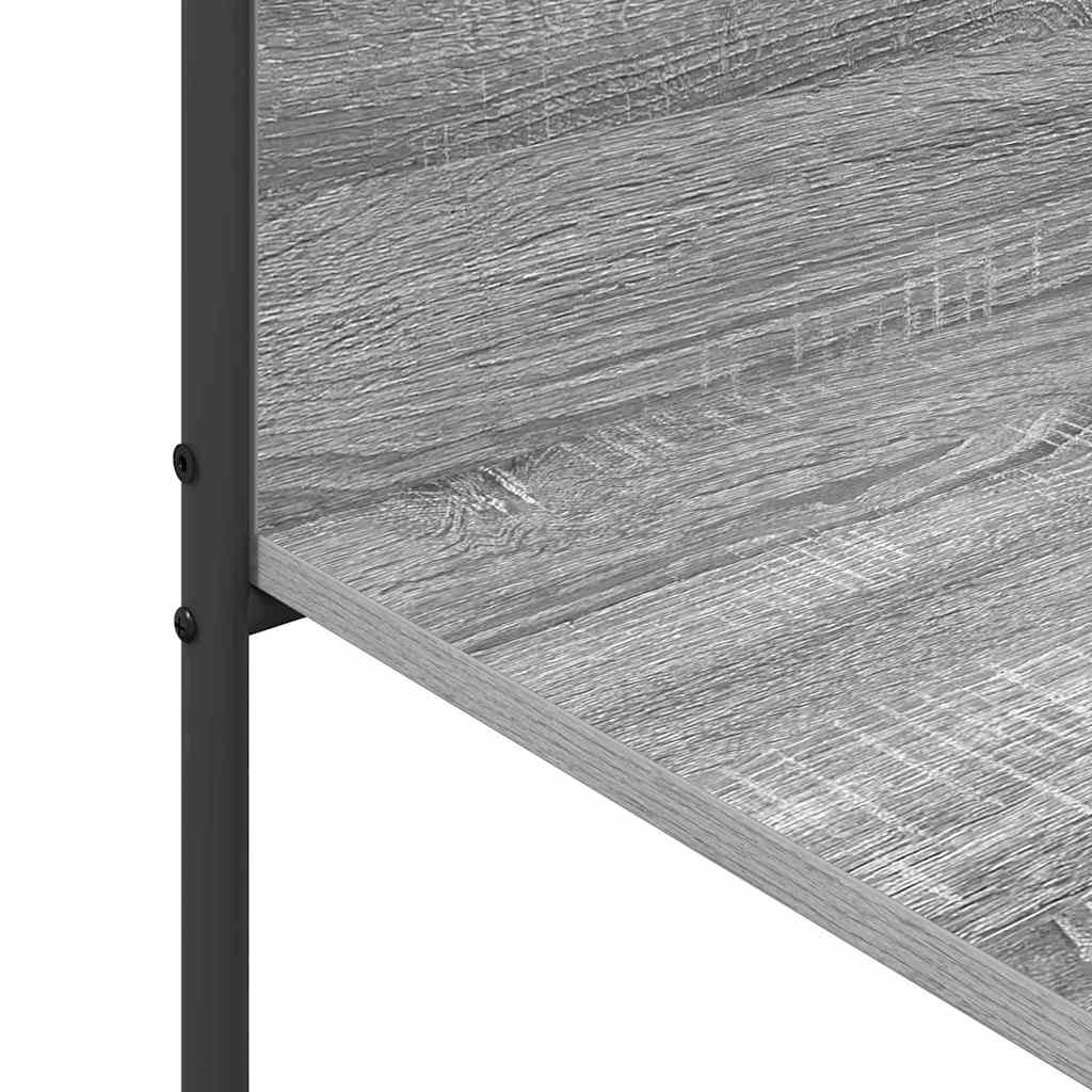 Kledingrek met plank Grijs 120 x 44 x 160 cm Bewerkt hout is nu te koop bij PeponiXL, paradijselijk wonen!