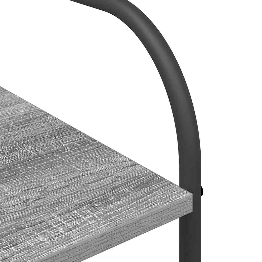 Kledingrek met plank Grijs 120 x 44 x 160 cm Bewerkt hout is nu te koop bij PeponiXL, paradijselijk wonen!
