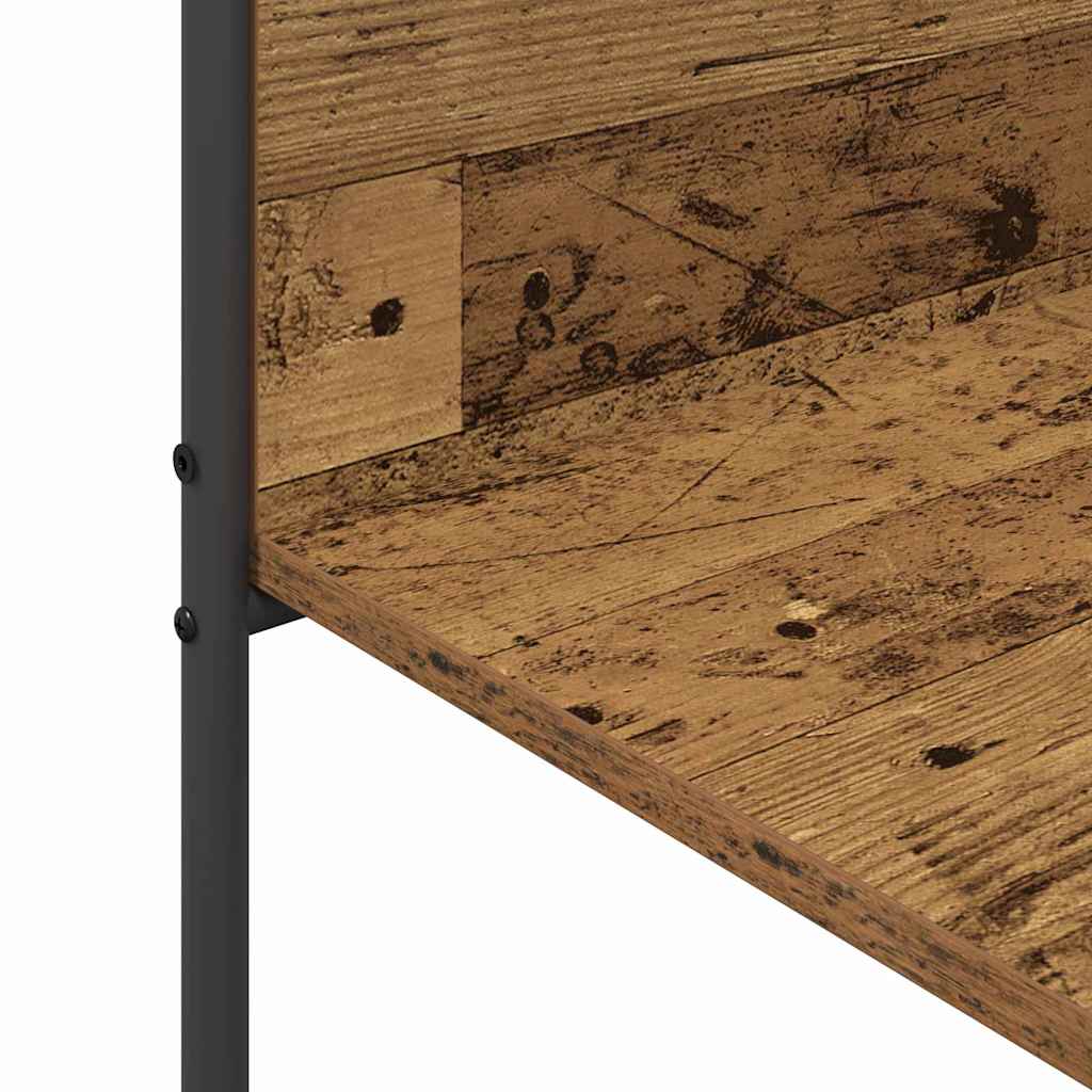Kledingrek met plank Bruin 120 x 44 x 160 cm Bewerkt hout is nu te koop bij PeponiXL, paradijselijk wonen!