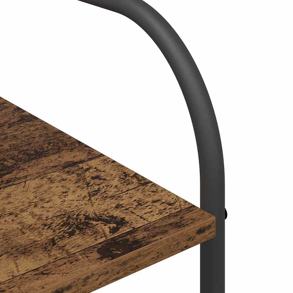 Kledingrek met plank Bruin 120 x 44 x 160 cm Bewerkt hout is nu te koop bij PeponiXL, paradijselijk wonen!