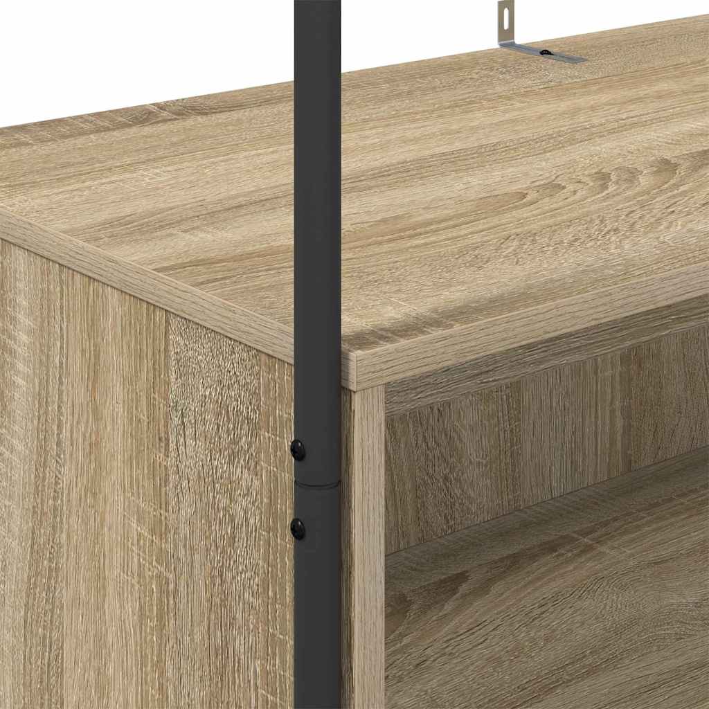 Kledingrek Bruin Eiken 100 x 44 x 160 cm Bewerkt hout is nu te koop bij PeponiXL, paradijselijk wonen!