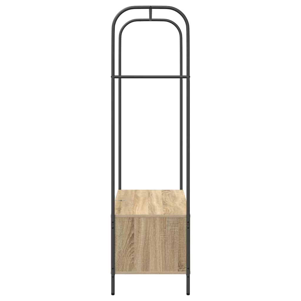 Kledingrek Bruin Eiken 100 x 44 x 160 cm Bewerkt hout is nu te koop bij PeponiXL, paradijselijk wonen!
