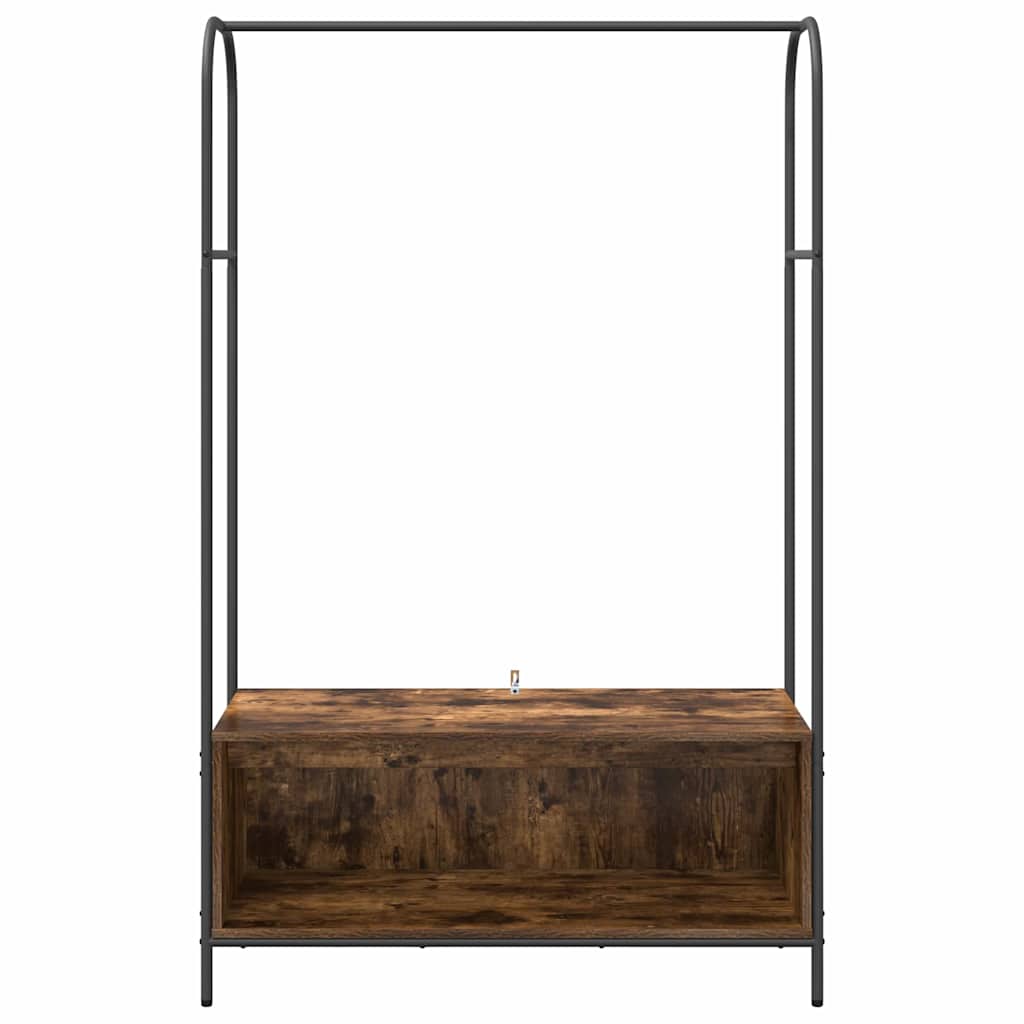 Kledingrek Bruin Eiken 100 x 44 x 160 cm Bewerkt hout is nu te koop bij PeponiXL, paradijselijk wonen!