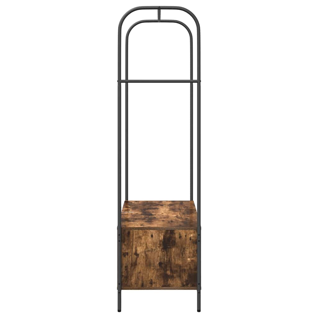 Kledingrek Bruin Eiken 100 x 44 x 160 cm Bewerkt hout is nu te koop bij PeponiXL, paradijselijk wonen!