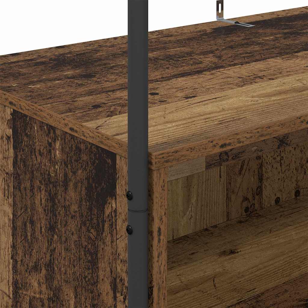 Kledingrek Bruin Eiken 100 x 44 x 160 cm Bewerkt hout is nu te koop bij PeponiXL, paradijselijk wonen!
