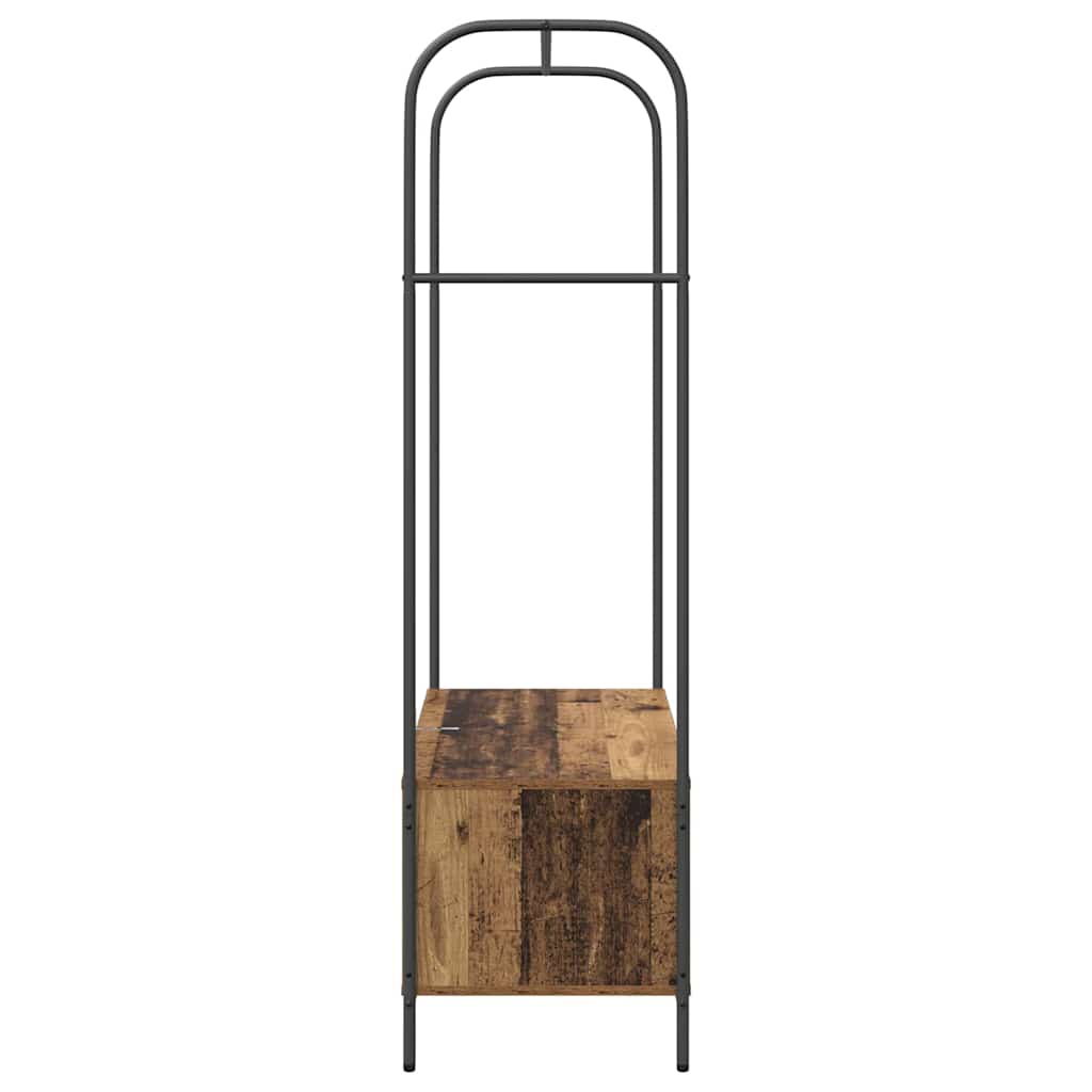 Kledingrek Bruin Eiken 100 x 44 x 160 cm Bewerkt hout is nu te koop bij PeponiXL, paradijselijk wonen!