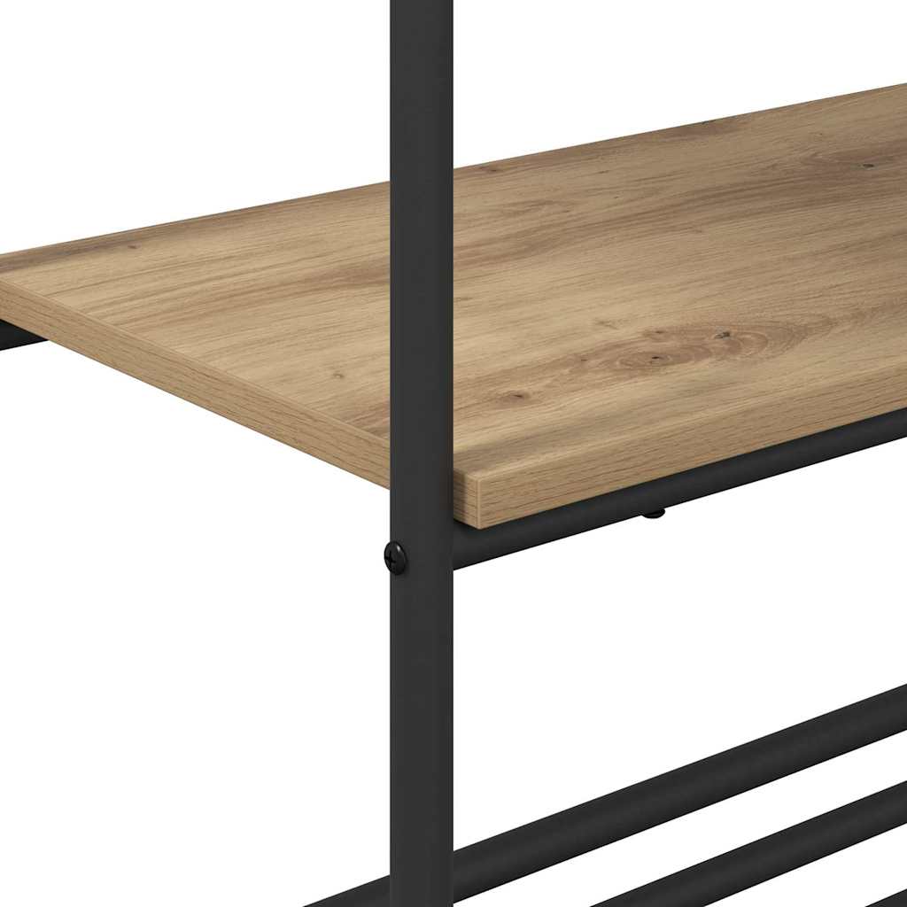 Kledingrek Artisan Eiken 60 x 30 x 171 cm Bewerkt hout is nu te koop bij PeponiXL, paradijselijk wonen!
