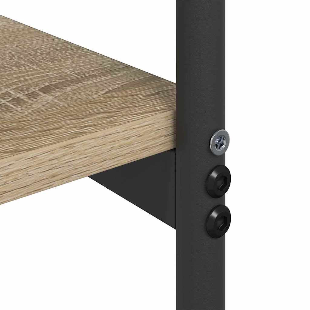 Wandtafel Sonoma Eiken 101 x 35 x 80,5 cm Bewerkt hout is nu te koop bij PeponiXL, paradijselijk wonen!