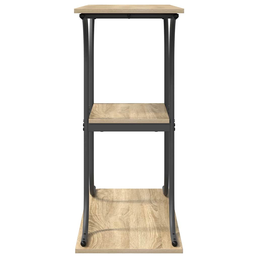 Wandtafel Sonoma Eiken 101 x 35 x 80,5 cm Bewerkt hout is nu te koop bij PeponiXL, paradijselijk wonen!
