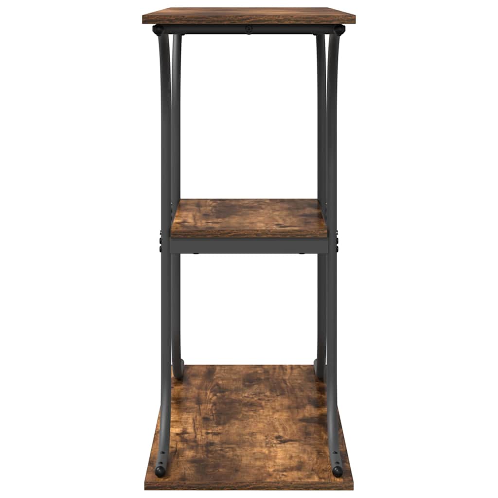 Wandtafel Gerookt eiken 101 x 35 x 80,5 cm Bewerkt hout is nu te koop bij PeponiXL, paradijselijk wonen!
