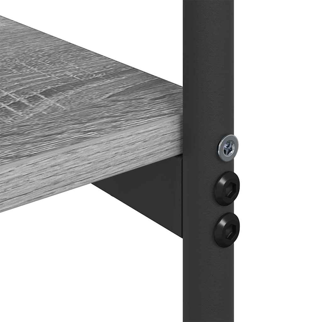 Wandtafel Grijs Sonoma 101 x 35 x 80,5 cm Bewerkt hout is nu te koop bij PeponiXL, paradijselijk wonen!