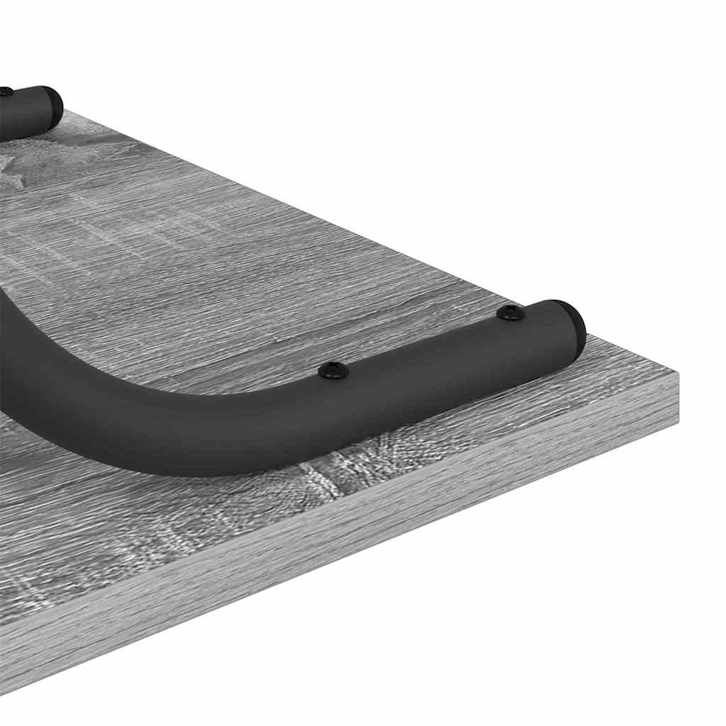 Wandtafel Grijs Sonoma 101 x 35 x 80,5 cm Bewerkt hout is nu te koop bij PeponiXL, paradijselijk wonen!