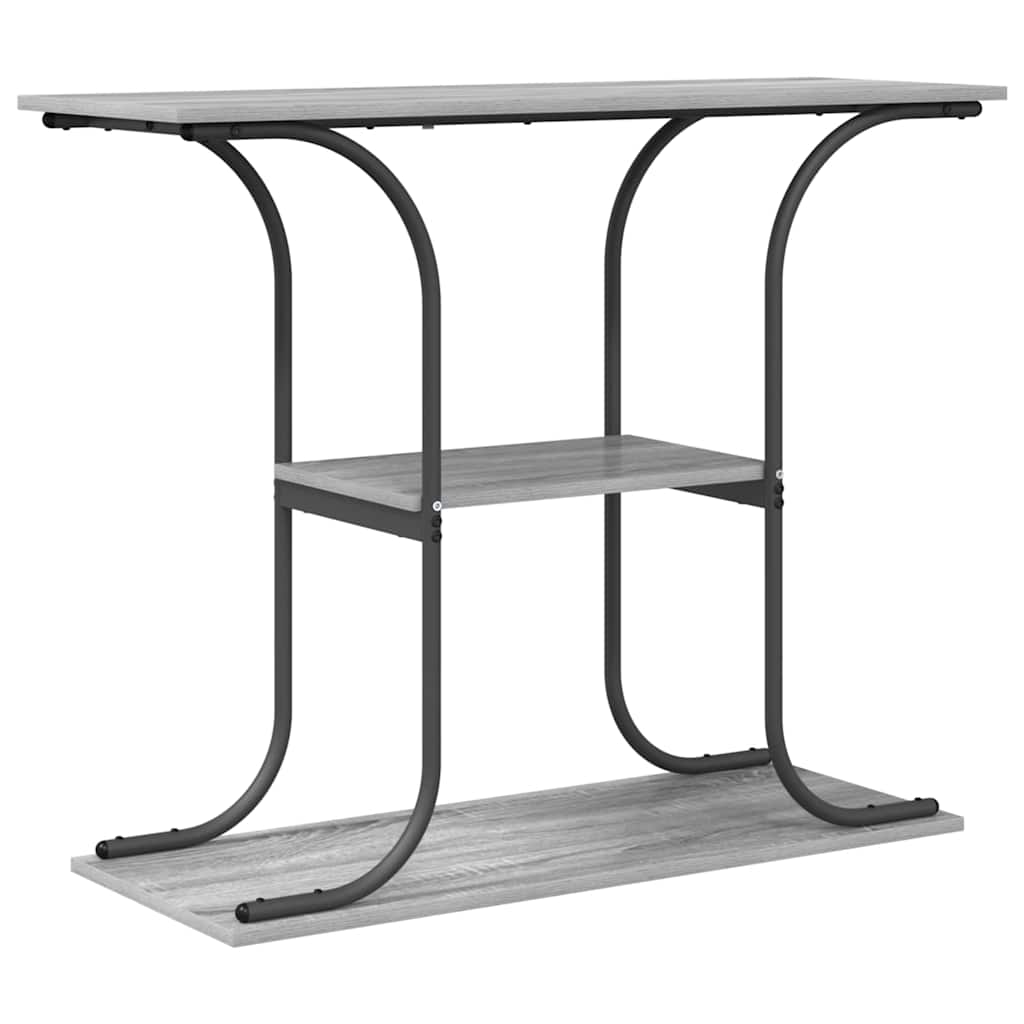 Wandtafel Grijs Sonoma 101 x 35 x 80,5 cm Bewerkt hout is nu te koop bij PeponiXL, paradijselijk wonen!
