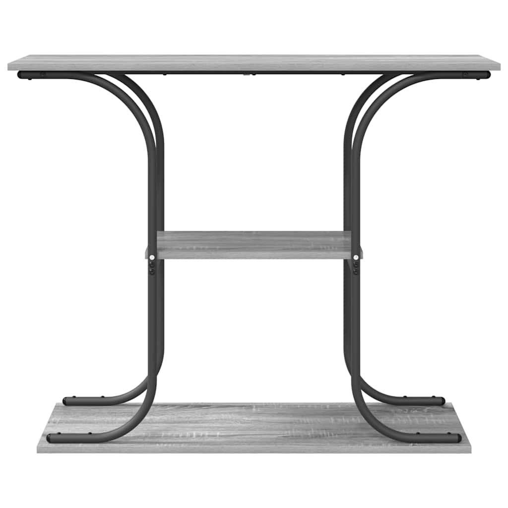 Wandtafel Grijs Sonoma 101 x 35 x 80,5 cm Bewerkt hout is nu te koop bij PeponiXL, paradijselijk wonen!