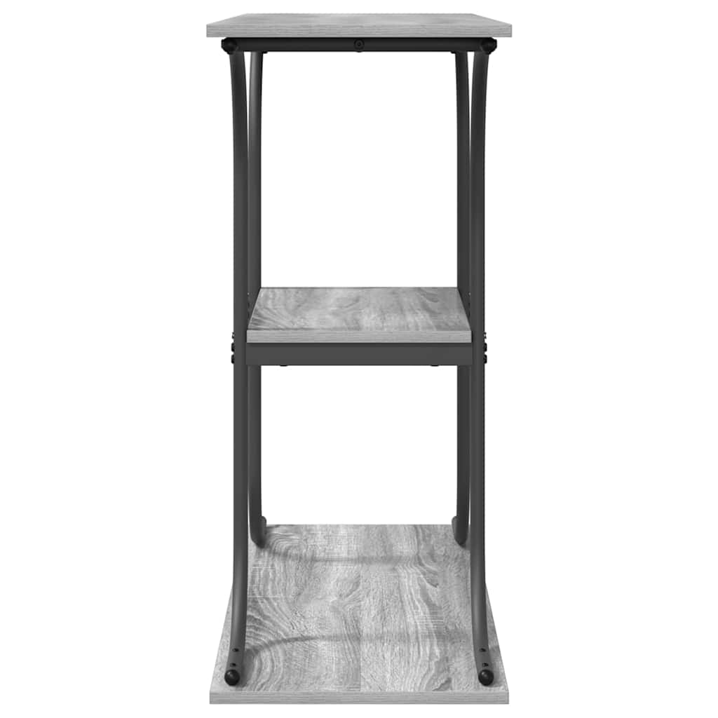 Wandtafel Grijs Sonoma 101 x 35 x 80,5 cm Bewerkt hout is nu te koop bij PeponiXL, paradijselijk wonen!
