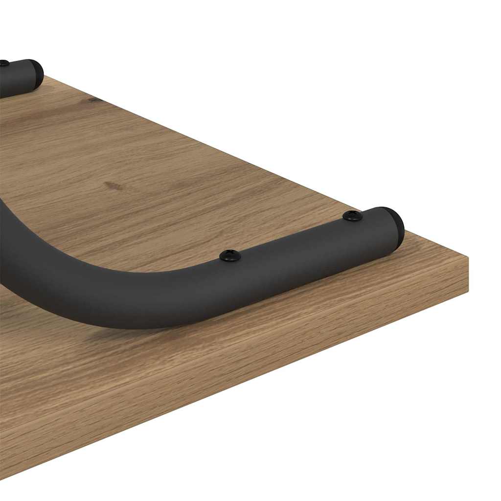 Wandtafel Artisan Eiken 101 x 35 x 80,5 cm Bewerkt hout is nu te koop bij PeponiXL, paradijselijk wonen!