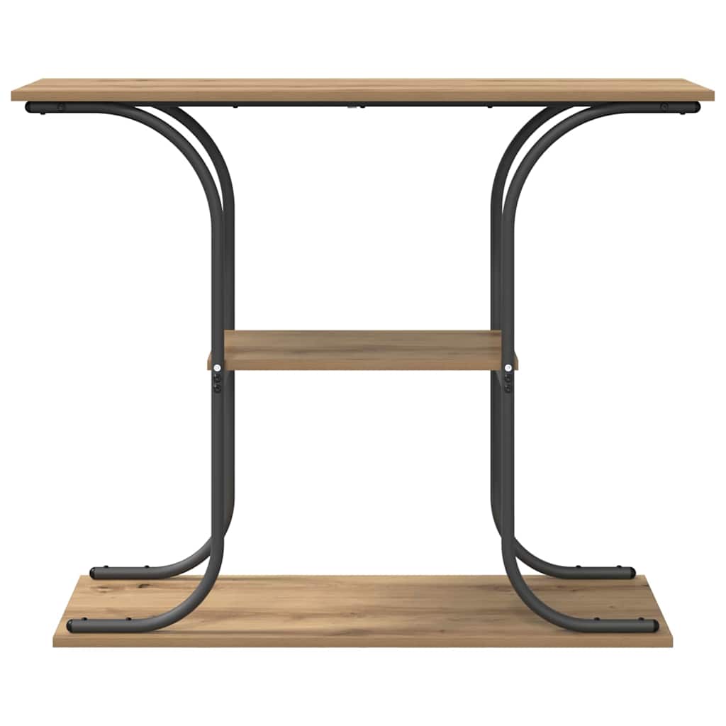 Wandtafel Artisan Eiken 101 x 35 x 80,5 cm Bewerkt hout is nu te koop bij PeponiXL, paradijselijk wonen!