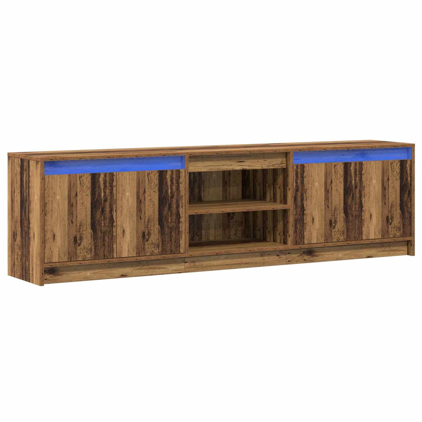 TV Eenheden 2 pcs Bruin 180 x 34 x 50 cm Bewerkt hout is nu te koop bij PeponiXL, paradijselijk wonen!
