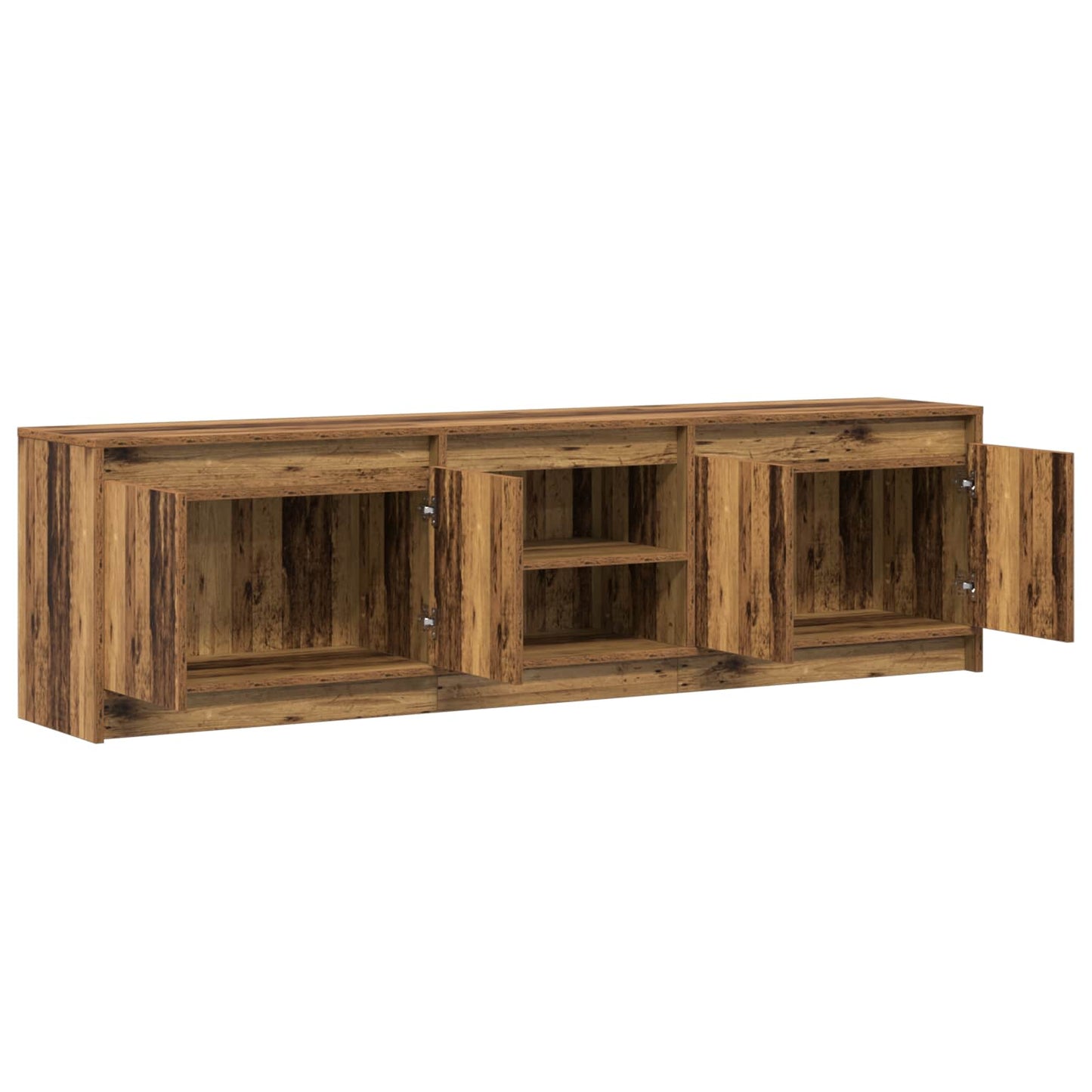 TV Eenheden 2 pcs Bruin 180 x 34 x 50 cm Bewerkt hout is nu te koop bij PeponiXL, paradijselijk wonen!