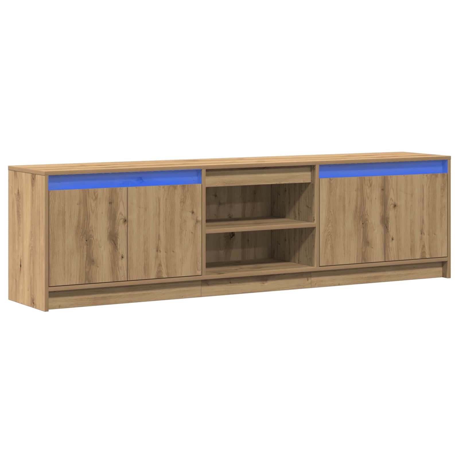 TV Eenheden 2 pcs Bruin 180 x 34 x 50 cm Bewerkt hout is nu te koop bij PeponiXL, paradijselijk wonen!