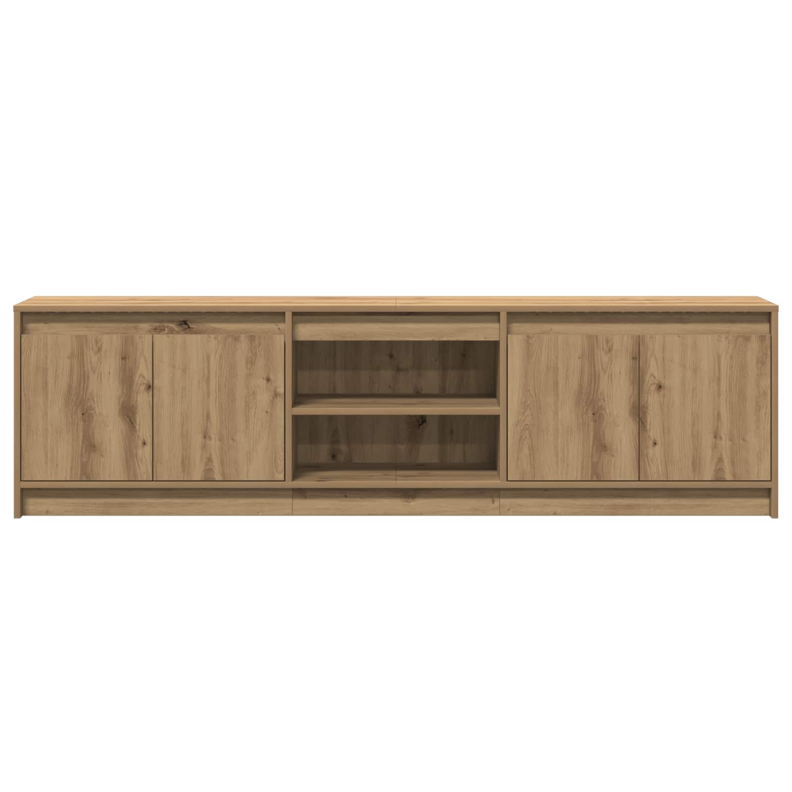 TV Eenheden 2 pcs Bruin 180 x 34 x 50 cm Bewerkt hout is nu te koop bij PeponiXL, paradijselijk wonen!