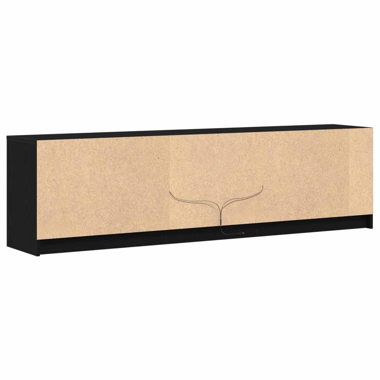 TV Eenheden 2 pcs Zwart 180 x 34 x 50 cm Bewerkt hout is nu te koop bij PeponiXL, paradijselijk wonen!