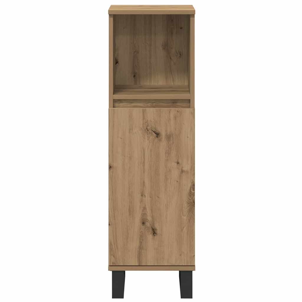 Badkamermeubelset met opslag 3 pcs Bruin Bewerkt hout is nu te koop bij PeponiXL, paradijselijk wonen!