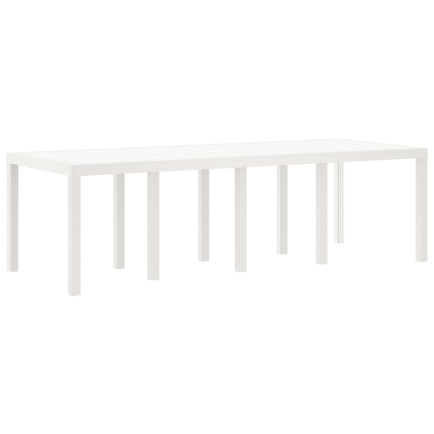Tuin Eetset 11 st Wit Polypropyleen