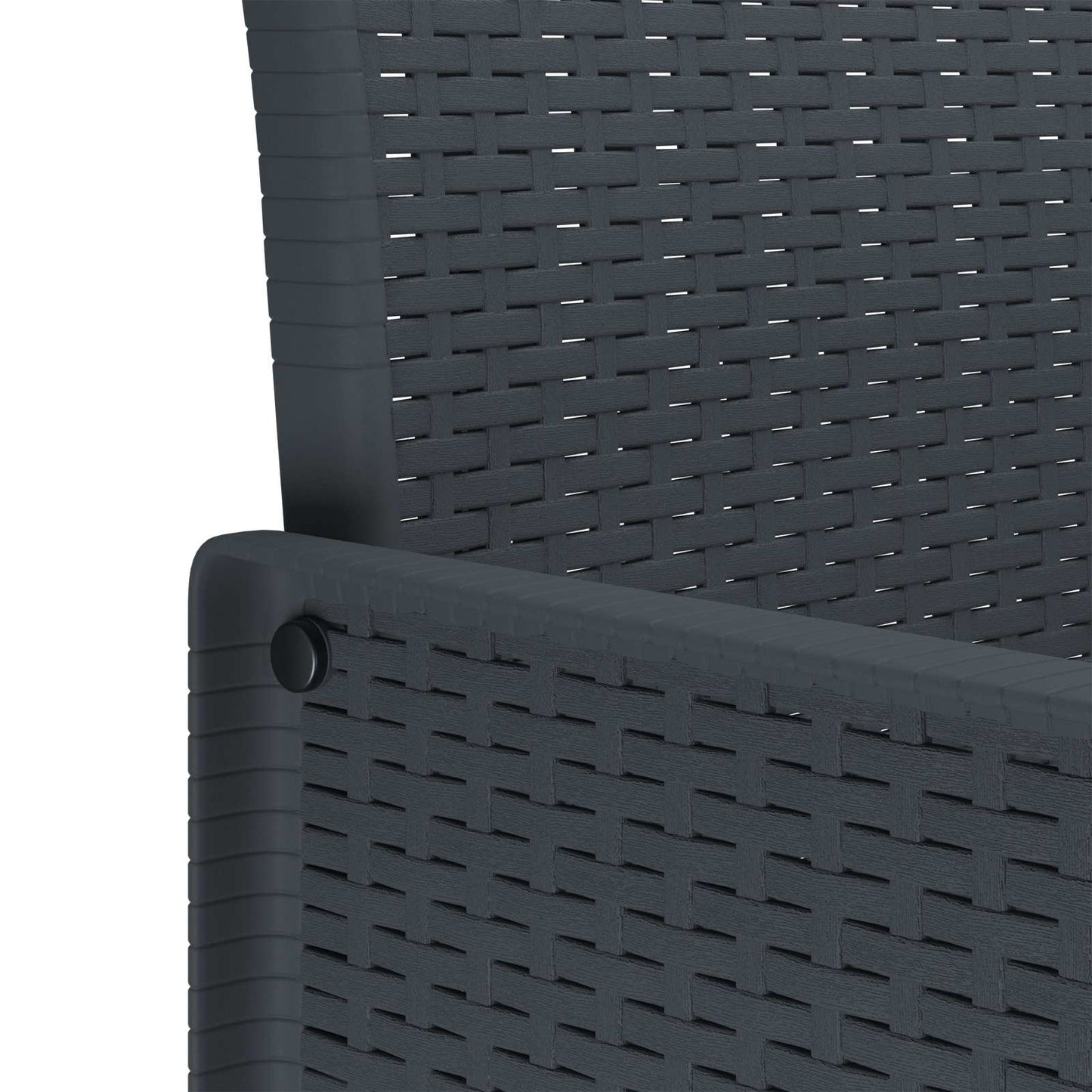 Tuin Eetset 3 pcs Antraciet Polypropyleen