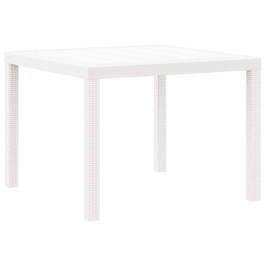 Tuin Eetset 3 pcs Wit Polypropyleen is nu te koop bij PeponiXL, paradijselijk wonen!