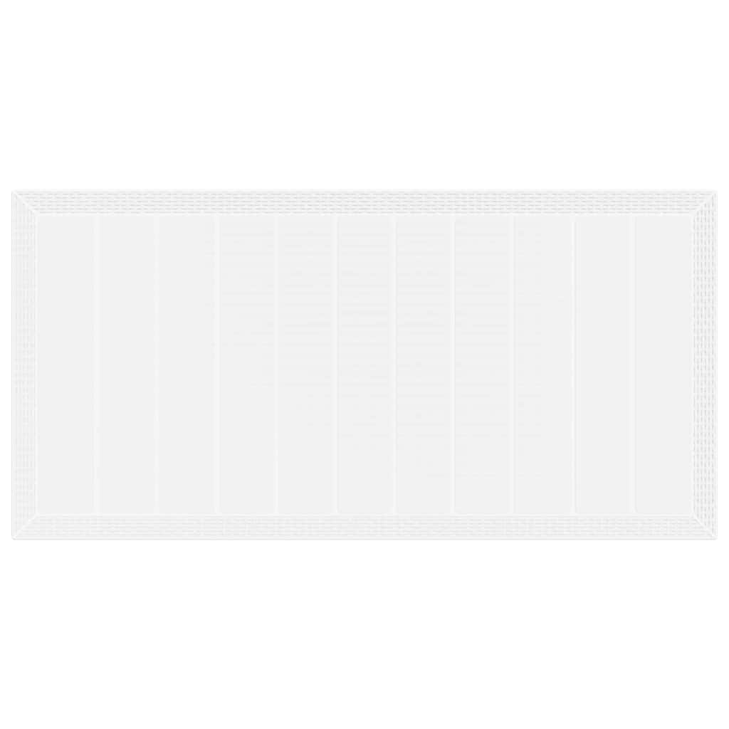 Tuin Eetset 7 pcs Wit Polypropyleen is nu te koop bij PeponiXL, paradijselijk wonen!