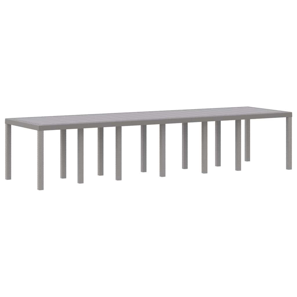 Tuin Eetset 13 pcs Lichtgrijs Polt riet is nu te koop bij PeponiXL, paradijselijk wonen!